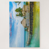 Amerikaanse Samoa Beach Scene. Jigzaag Puzzle Legpuzzel (Verticaal)