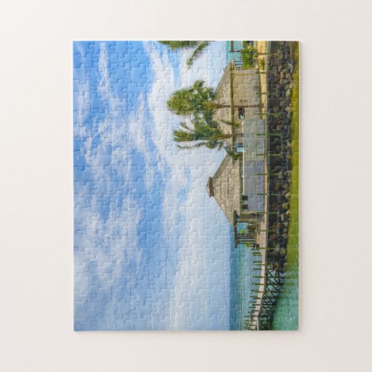 Amerikaanse Samoa Beach Scene. Legpuzzel (Verticaal)