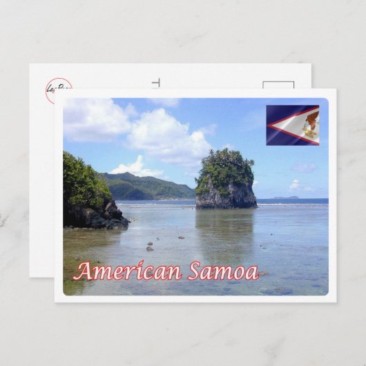 Amerikaanse Samoa - Briefkaart (Voorkant / Achterkant)