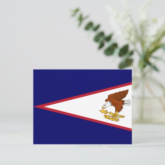amerikaanse samoa briefkaart (Staand voorkant)