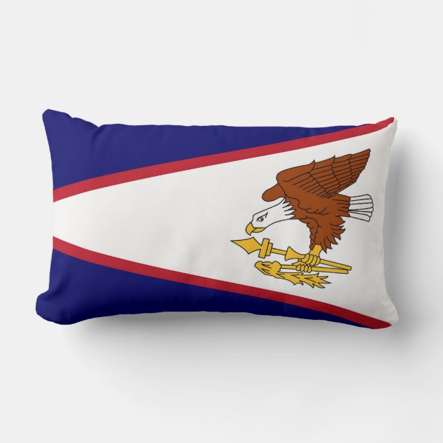 Amerikaanse Samoa Flag American MoJo Pillow Kussen (Voorkant)