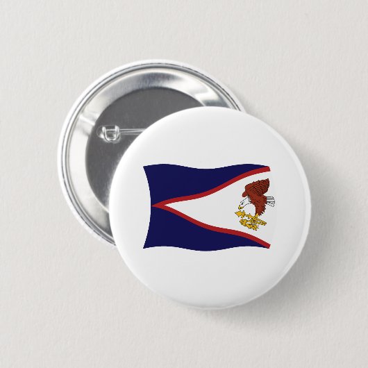 Amerikaanse Samoa Flag Button (Voorkant /achterkant)