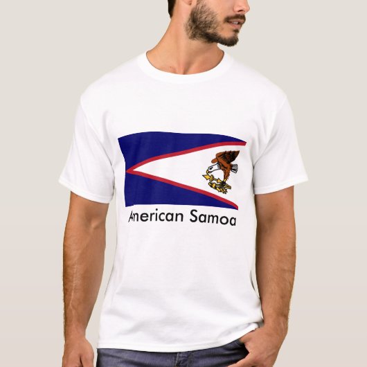 Amerikaanse Samoa Flag T-Shirt (Voorkant)