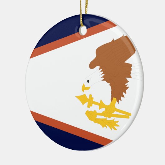 AMERIKAANSE SAMOA KERAMISCH ORNAMENT (Links)