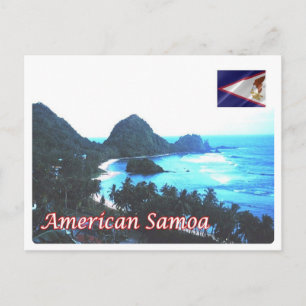 Amerikaanse Samoa - Kustlijn - Briefkaart
