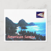 Amerikaanse Samoa - Kustlijn - Briefkaart (Voorkant)