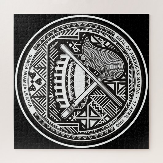 amerikaanse samoa legpuzzel (Horizontaal)