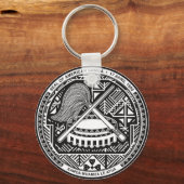 Amerikaanse Samoa-officiële wapenstilstand Sleutelhanger (Voorkant)