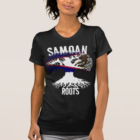 AMERIKAANSE SAMOA ROOTS T-SHIRT (Voorkant)