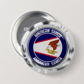 Amerikaanse Samoa Round Emblem Ronde Button 7,6 Cm (Voorkant /achterkant)