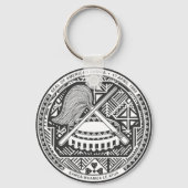 Amerikaanse Samoa Seal Sleutelhanger (Voorkant)