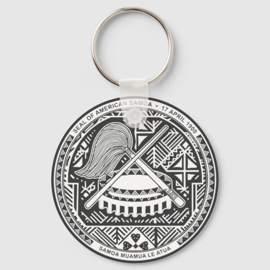Amerikaanse Samoa Seal Sleutelhanger (Voorkant)