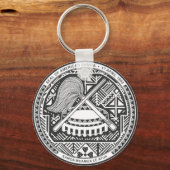 Amerikaanse Samoa Seal Sleutelhanger (Voorkant)
