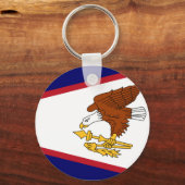 amerikaanse samoa sleutelhanger (Voorkant)