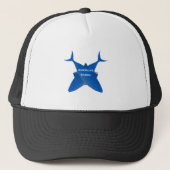 Amerikaanse Samoa Tuna (blauw) Trucker Pet (Voorkant)
