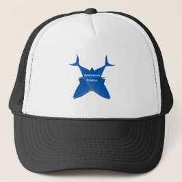 Amerikaanse Samoa Tuna (blauw) Trucker Pet