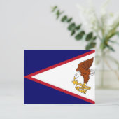 Amerikaanse Samoa - vlag - Briefkaart (Staand voorkant)
