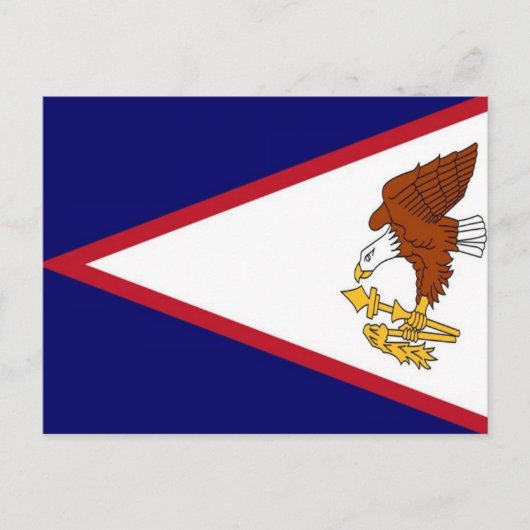 Amerikaanse Samoa - vlag - Briefkaart (Voorkant)