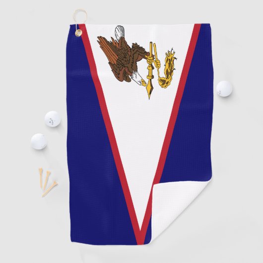 Amerikaanse Samoa vlag Golf Towel Golfhanddoek (Insitu)