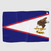 Amerikaanse Samoa vlag Golf Towel Golfhanddoek (Horizontaal)