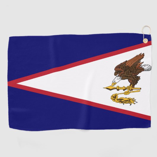 Amerikaanse Samoa vlag Golf Towel Golfhanddoek (Horizontaal)