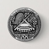 Amerikaanse Samoa-wapenschild Ronde Button 5,7 Cm (Voorkant)