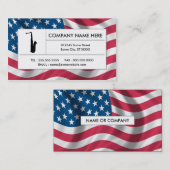 amerikaanse saxafone visitekaartje (Voorkant / Achterkant)