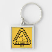 Amerikaanse schaamteloze Sleutelhanger (Voorkant)