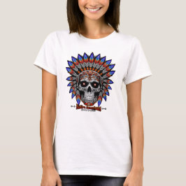 Amerikaanse schedel t-shirt