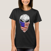 Amerikaanse schedel t-shirt (Voorkant)