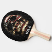 Amerikaanse schedel tafeltennisbatje (Zijkant)