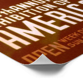 Amerikaanse schilderijen sculpture Vintage Poster (Hoek)