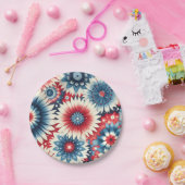 Amerikaanse schoonheden papieren bordje (Feest)