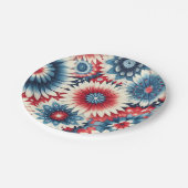 Amerikaanse schoonheden papieren bordje (Gekanteld)