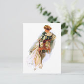 Amerikaanse schoonheid briefkaart (Staand voorkant)