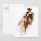 Amerikaanse schoonheid briefkaart (Voorkant / Achterkant)