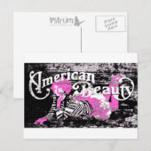 amerikaanse schoonheid briefkaart (Voorkant / Achterkant)