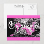 Amerikaanse schoonheid briefkaart (Voorkant / Achterkant)