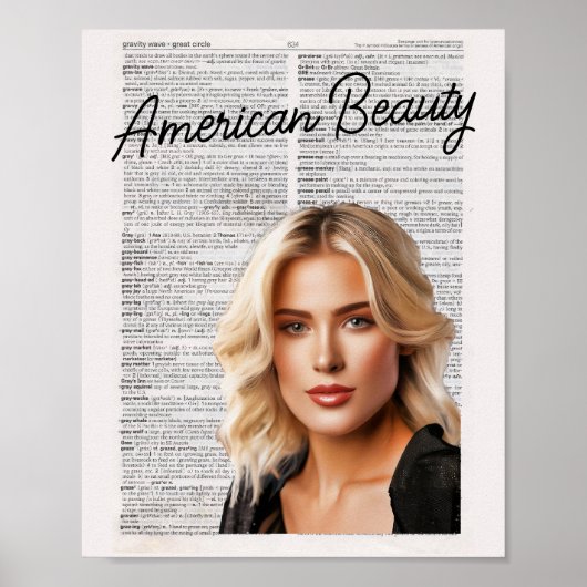 Amerikaanse schoonheid - in viering poster (Voorkant)