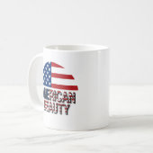Amerikaanse schoonheid koffiemok (Voorkant links)