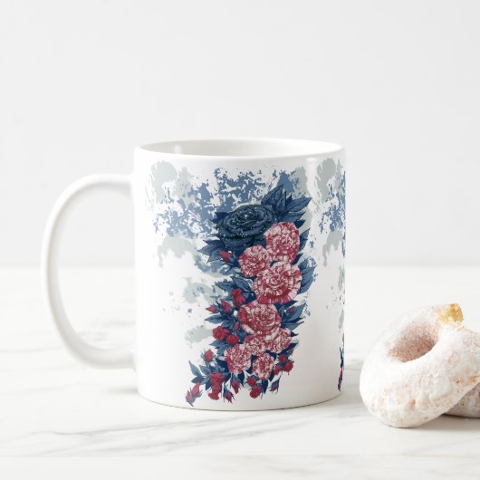 Amerikaanse schoonheid koffiemok (Met donut)