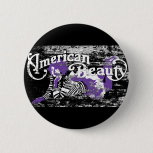 Amerikaanse schoonheid ronde button 5,7 cm