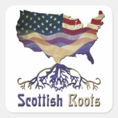 Amerikaanse Schotse Roots Stickers (Voorkant)