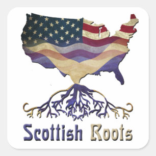 Amerikaanse Schotse Roots Stickers