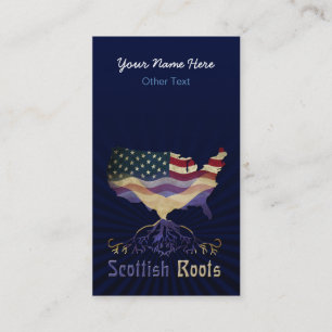 Amerikaanse Scottish Roots Custom Visitekaartjes