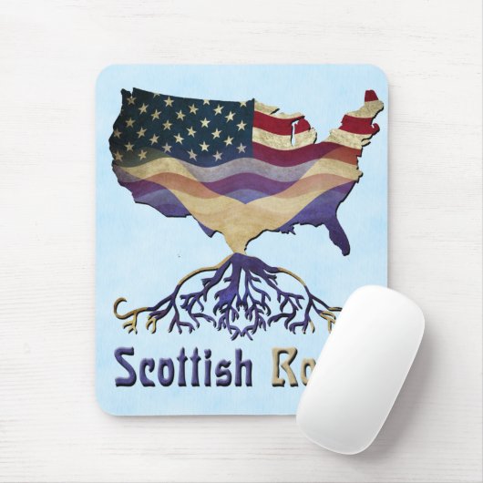 Amerikaanse Scottish Roots Mousemat Muismat (Met muis)