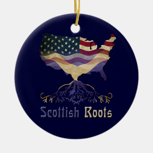Amerikaanse Scottish Roots Ornament (Voorkant)