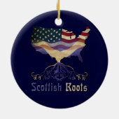 Amerikaanse Scottish Roots Ornament (Achterkant)