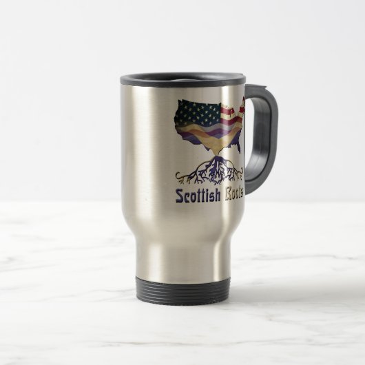 Amerikaanse Scottish Roots Reisbeker (Voorkant rechts)