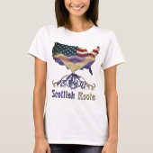 Amerikaanse Scottish Roots T-shirt (Voorkant)